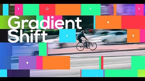 After Effects Template: Gradient Shift Slideshow