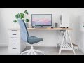 IKEA Desk SETUP + Home Office TOUR 2020