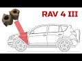 Замена втулок стабилизатора поперечной устойчивости. 🚘 Тойота RAV 4 III 2007