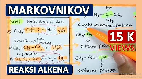 Que diz a regra de Markovnikov?