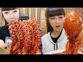 ASMR Amazing Spicy Octopus Eating Show Compilation #36