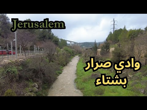 القدس بشتاء وادي صرار و وادي الارواح 