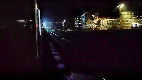 Pantograph in Action : Continously Sparking Engine Pantograph while Negotiating a Curve | IR