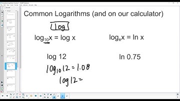 Evaluating Logarithmic Functions in Base 10 or Base e