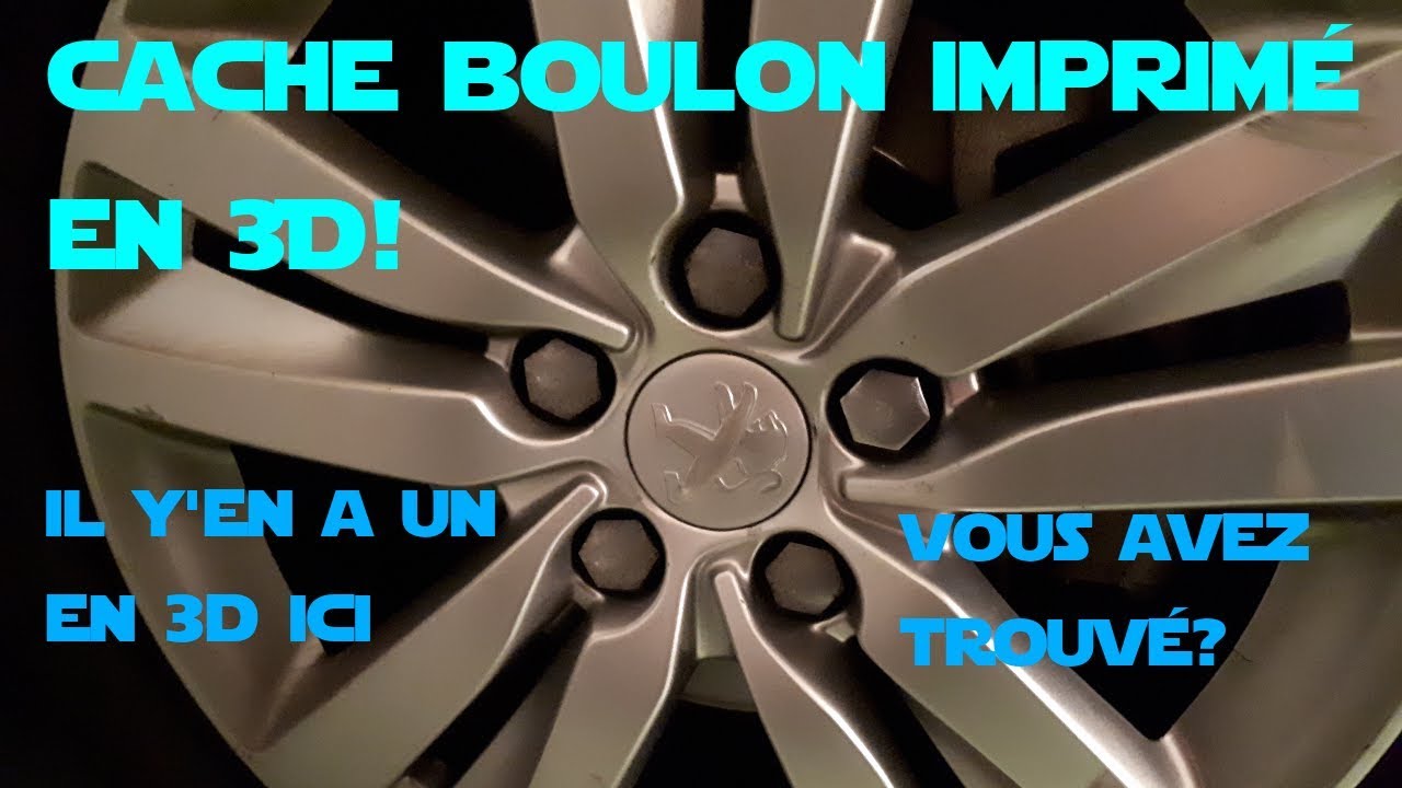 Fabriquer un cache boulon en impression 3D - YouTube