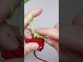 Mini Crochet Strawberry Keychain Easy DIY Fruit Charm For Beginners Amigurumi Crochet Crafts