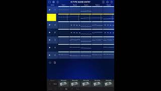 KORG Gadget2 iPad / R-TYPE Name Entry