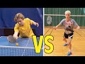 Pongfinity vs. Pro Badminton Players
