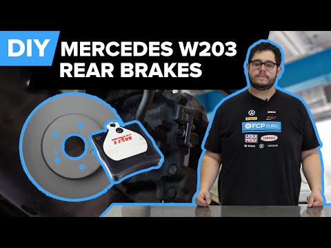 Mercedes-Benz W203 Rear Brake Replacement DIY (C230, C320, CLK430, E300, & More)