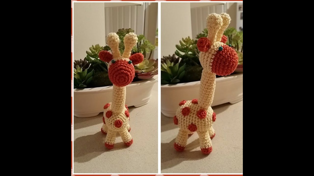 Вязание крючком игрушки «Жираф» мастер класс