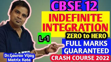 Integration L-1 | Introduction | Class 12 | BOARD | JEE Main Maths | DGV SIR | #integration