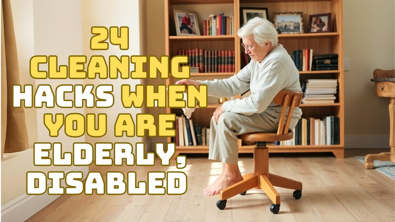 Cleaning Hacks for Seniors, Disabled Individuals & Those in Pain - YouTube