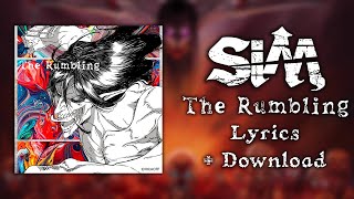 Attack on Titan − Silence Iz Mine (SiM) - The Rumbling [Full] (Lyric Video) (HQ) + DOWNLOAD