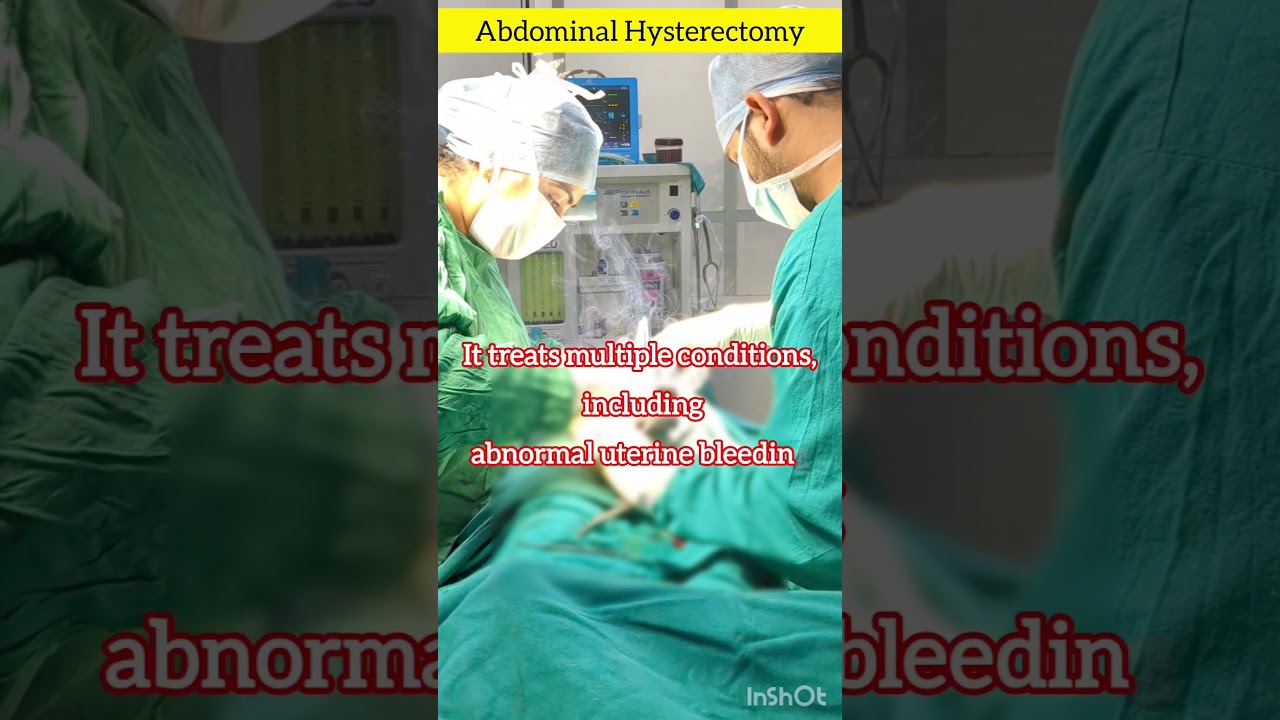 Uterus removal Surgery (Abdominal Hysterectomy) by Dr Rakshita Malik 