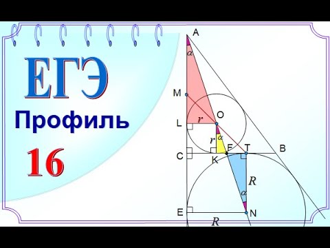 ЕГЭ задание 16 Теорема Менелая Вневписанная окружность