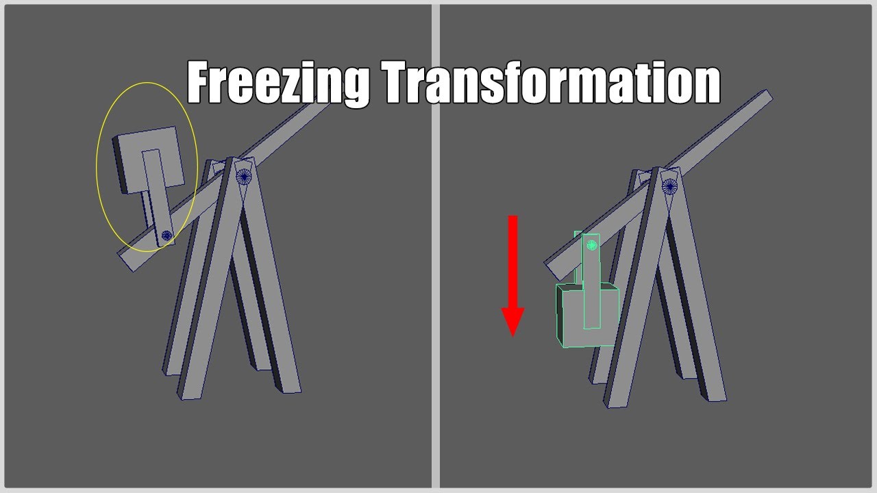 Freezing Transformation while doing an Animation