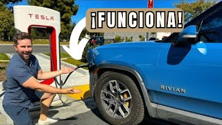 Cargando mi Rivian en el Tesla Supercharger! by Ben Sullins Español 204 views 1 month ago 6 minutes, 25 seconds