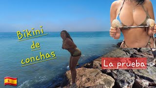 Prueba Mi Bikini De Conchas👙| Mi Primera Paella |Playa Blanca España 🇪🇸