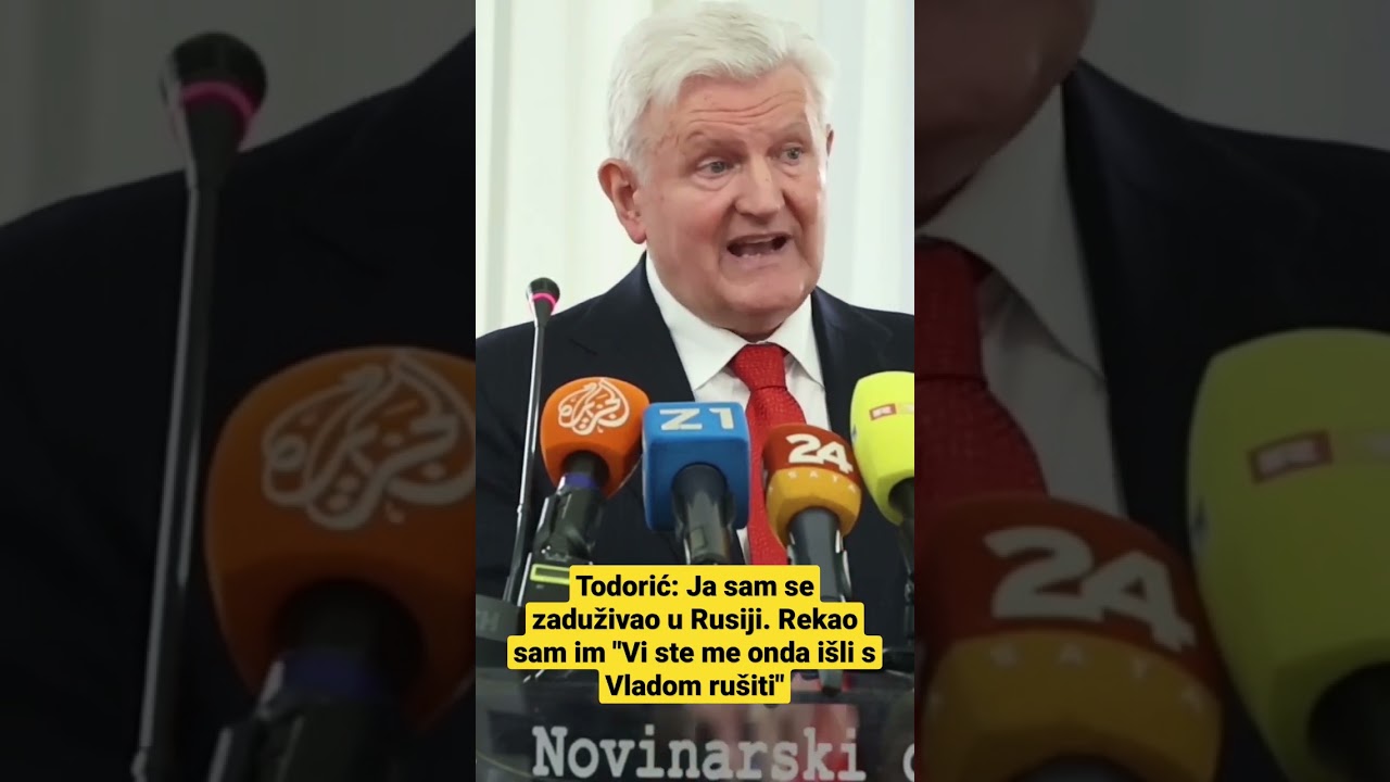 Todorić: Ja sam se zaduživao u Rusiji. Rekao sam im "Vi ste me onda išli s Vladom rušiti" 