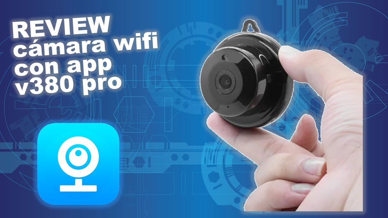 REVIEW mini cámara wifi discreta para la app V380 PRO 