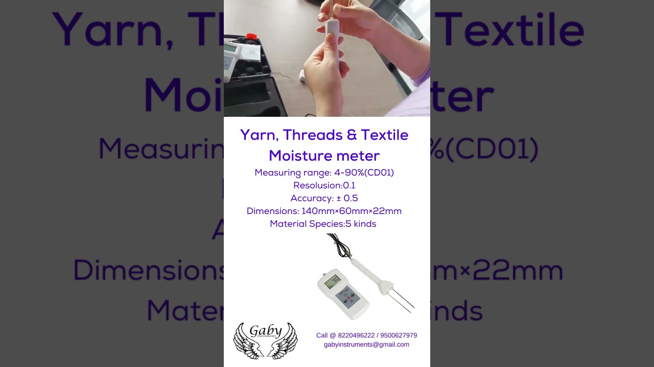 yarn thread textile moisture meter