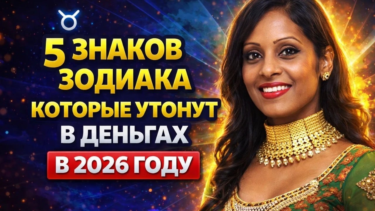 Ясновидящая Арчена назвала 5 знаков зодиака, которые утонут в деньгах в 2026 году.Что нужно сделать?