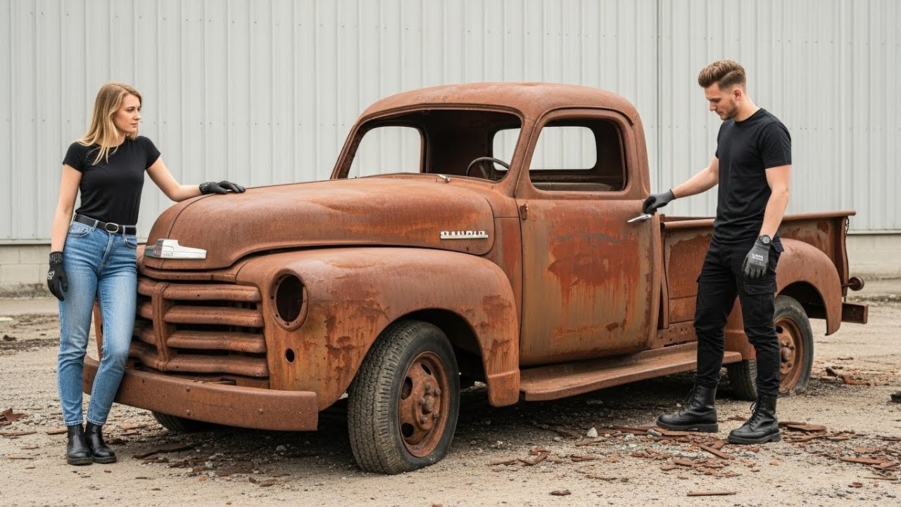 Abandoned 1949 Chevrolet 3600 Left For 77 Years Full Restoration Will It Run Again