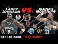 Larry johnsons beef with alonzo mourning included a sad hornets mural and a weird knicksheat fight