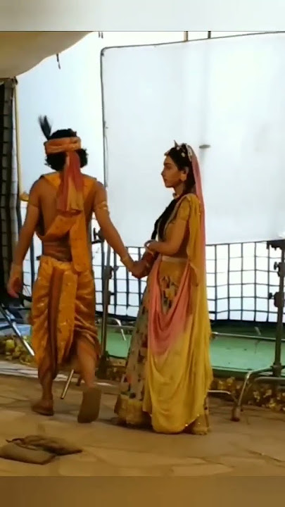 Radhakrishn funny old BTS ...Radha and Krishna offscreen masti
