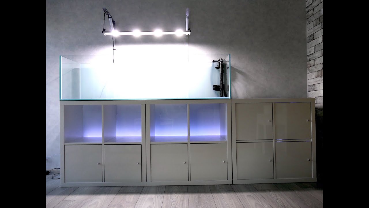 IKEA Aquarienschrank Kallaxregal Aquarium I Aufbau und Technik DIY I