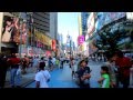 Walk down the Times Square in New York