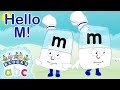 @Alphablocks - Say Hello to M! | Meet the Alphabet | Phonics