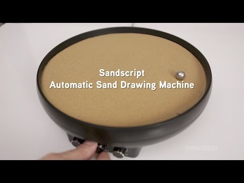 Sandscript - Automatic Sand Drawing Machine from ThinkGeek