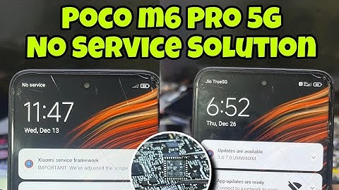 POCO M6 PRO 5G NO SERVICE SOLUTION ll POCO M6 PRO NETWORK PROBLEM @GSM_RANJIT