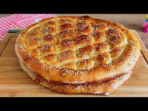 SADECE ‼️UN,SU,TUZ VE MAYA İLE EVDE RAMAZAN PİDESİ YAPIMI 💯Ramazan Pidesi Nasıl Yapılır?