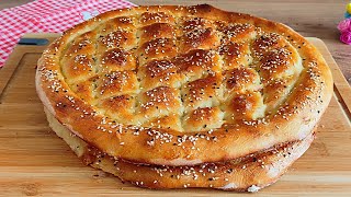 SADECE ‼️UN,SU,TUZ VE MAYA İLE EVDE RAMAZAN PİDESİ YAPIMI 💯Ramazan Pidesi Nasıl Yapılır?