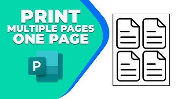 How to Print a Multiple Pages on One Page in Microsoft Publisher