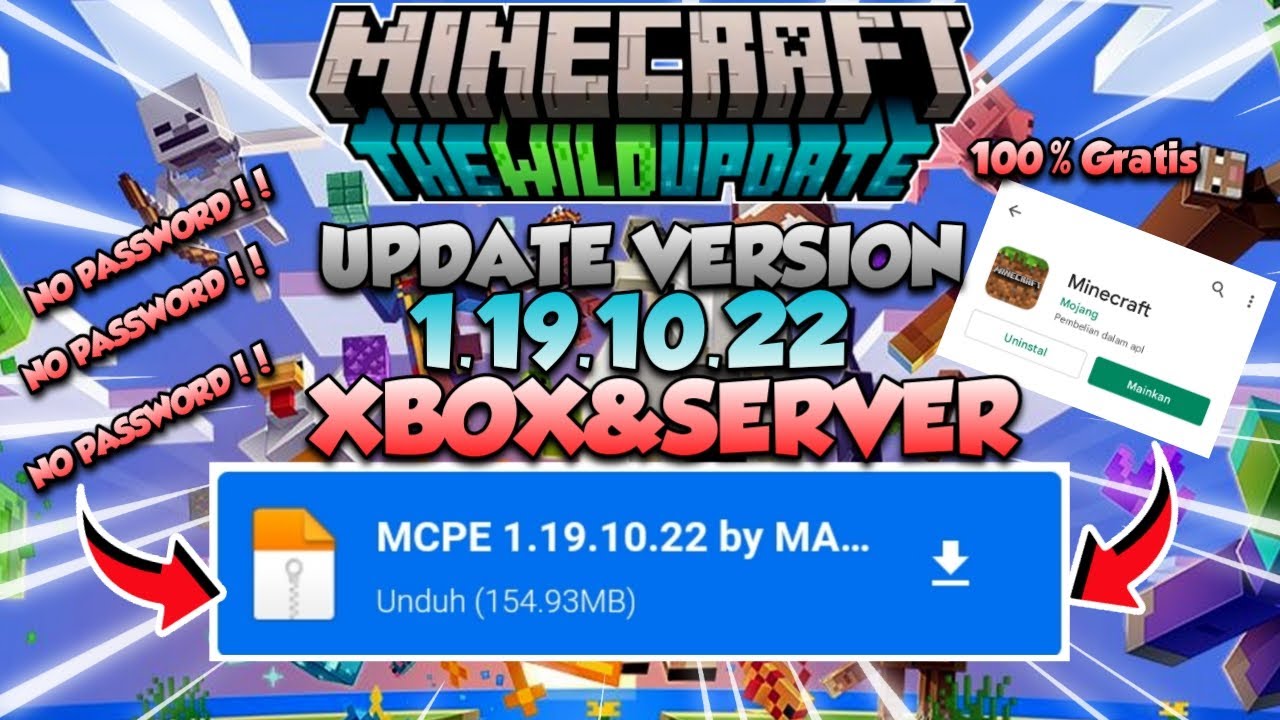MINECRAFT PE VERSI 1.19.10.22 OFFICIAL TERBARU BISA LOGIN XBOX DAN ...
