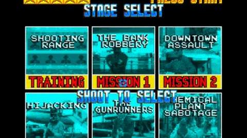 Lethal Enforcers Arcade Music: Title Screen, Scene Select, Stage Intro