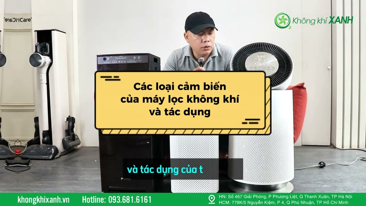 Không Khí XANH | Các Loại Cảm Biến Được Trang Bị Trên Máy Lọc Không Khí
