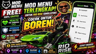 🔥 MOD MENU RIO RISE GRATIS 2026 😱 TELEPORT + HEALTH & ARMOUR TANPA BATAS! | NEXUS X 🚀 screenshot 5