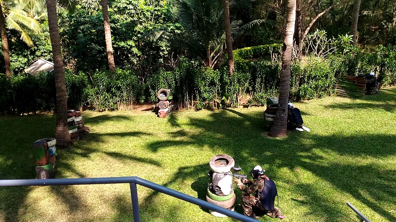 Paintball game in Goa