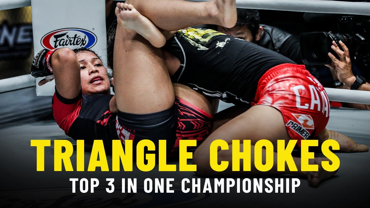 Top 3 Triangle Choke Finishes In ONE Championship