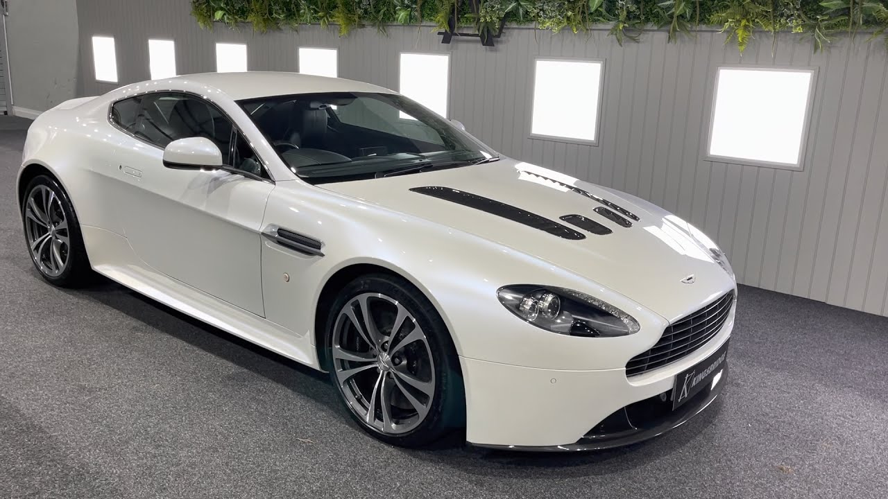 2012 Aston Martin Vantage 6 0 V12 In Special Morning Frost White Pearl 