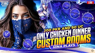 Pubg Mobile Live 720 & 360 Uc And Cash Custom Rooms Pubg Custom Rooms Hina Plays Is Live