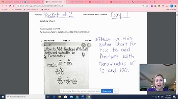 Adding Fractions with Denominators of 10 & 100
