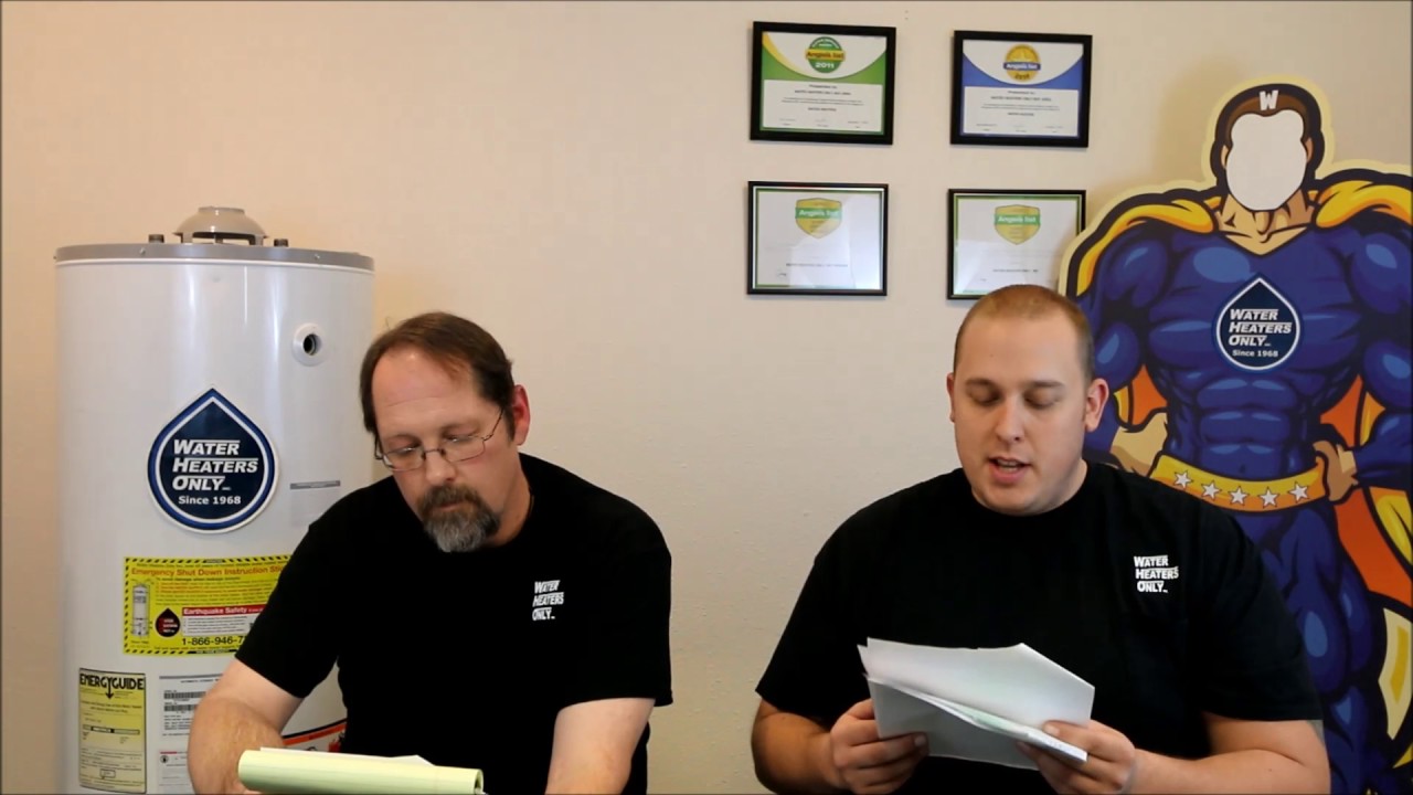 Review Roundup Technician Edition Water Heater Repair San Francisco