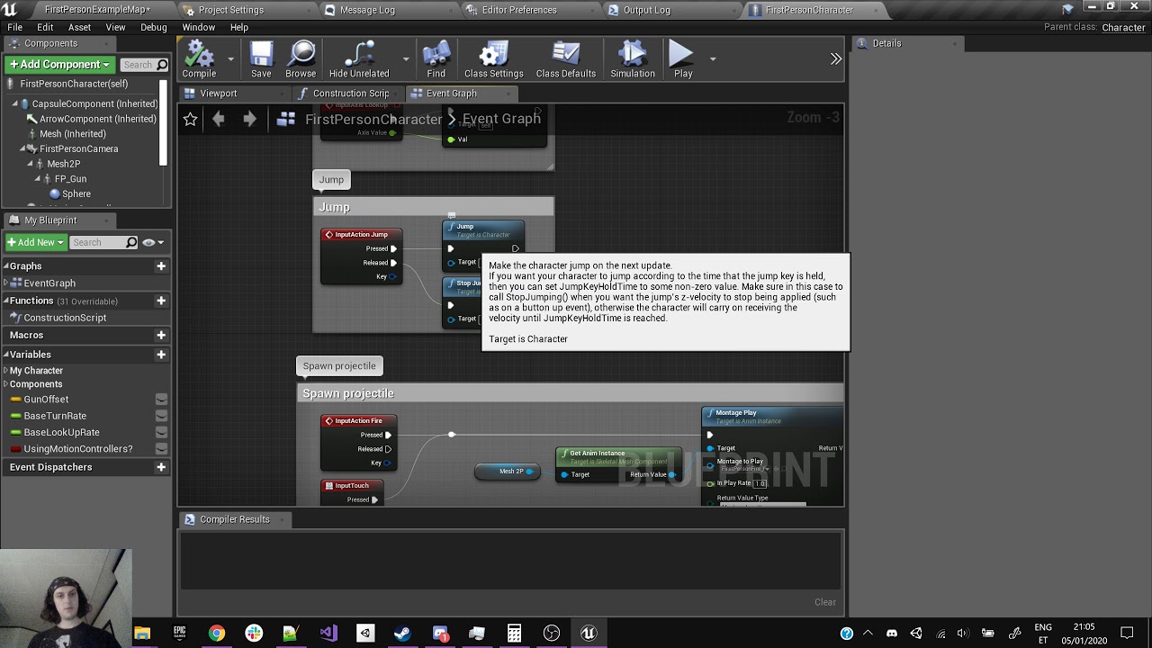 Blueprint Variable Tutorial - YouTube