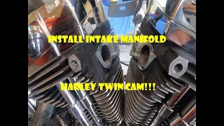 Intake Manifold Installation On Harley Twin Cam
