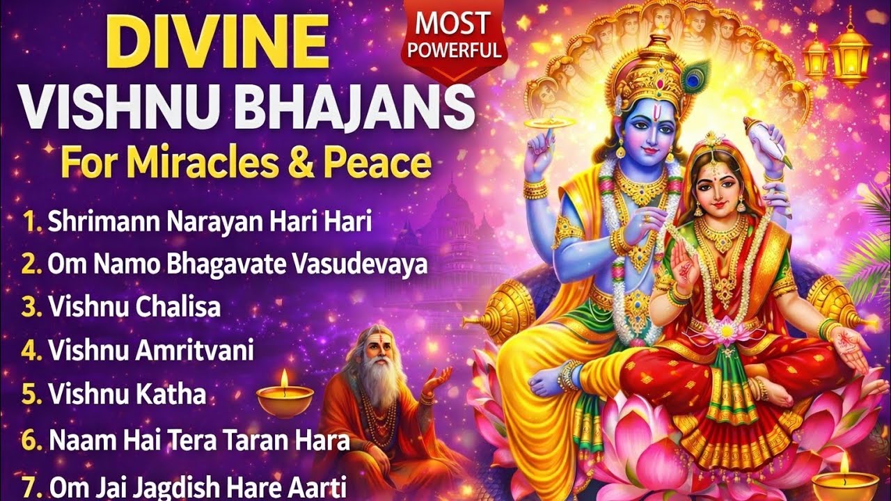 ओम हरि बोल हरि बोल | Trending Vishnu Bhajan | Vishnu Mantra & Jaap | Vishnu Aarti | श्री हरि भजन